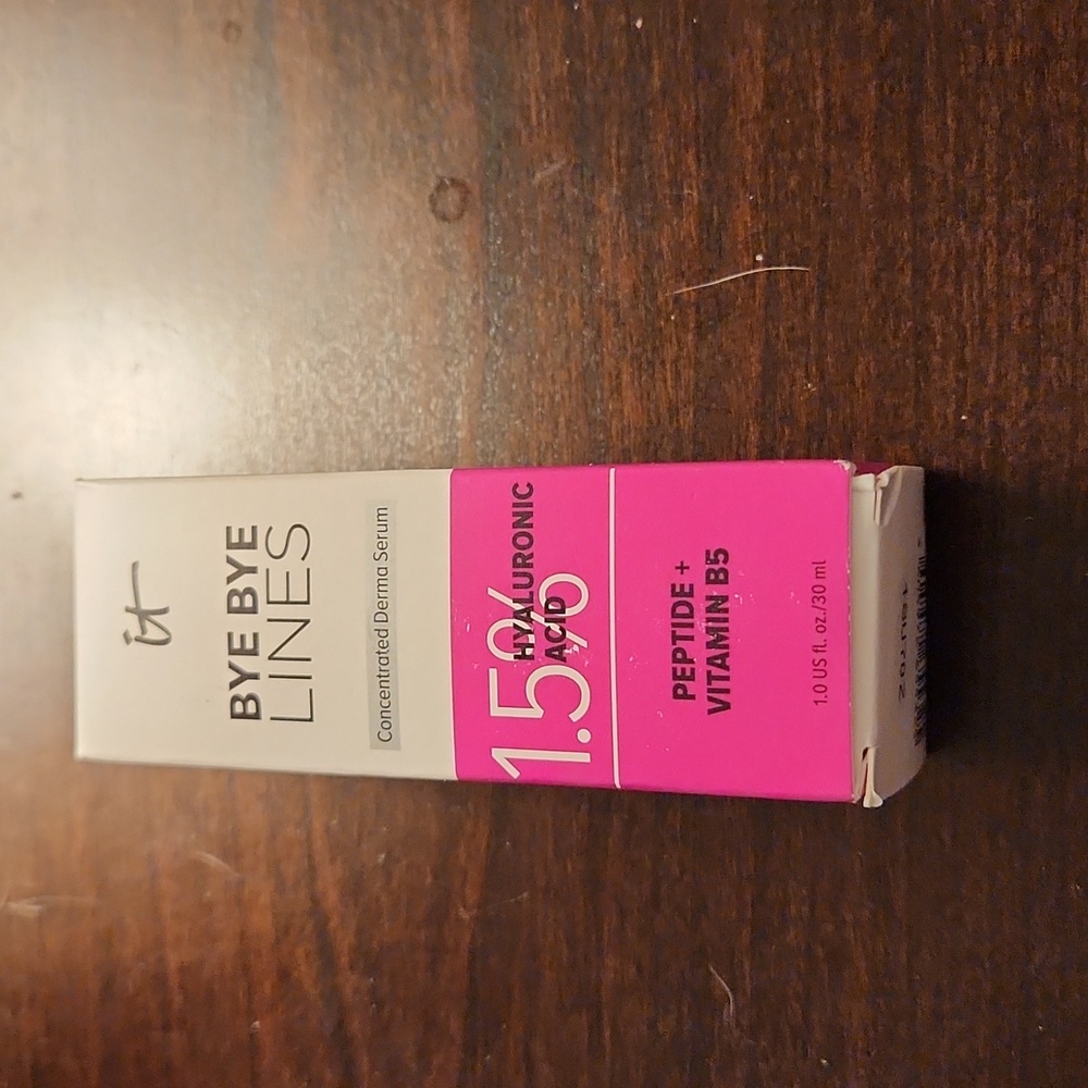It's cosmetics bye bye lines serum. Brand new